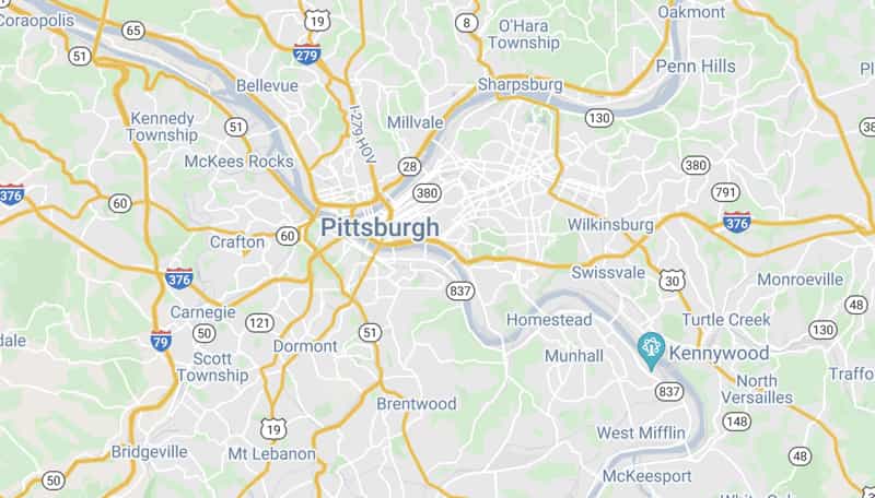 Pittsburgh Map